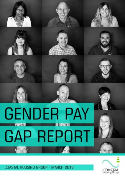 Front cover of the Coastal Gender Pay Gap Report