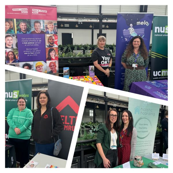 More stall holders including shelter Cymru, NUS wales, time to change and melo