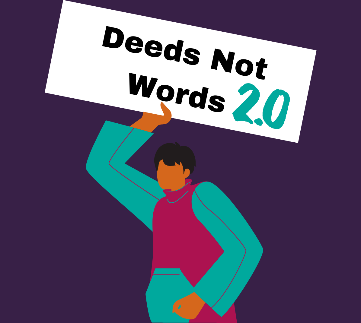 DNW Deeds not Words logo